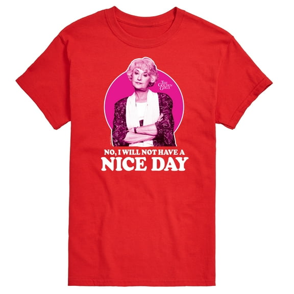 Golden Girls - Dorothy Will Not Have Nice Day - Men's Short Sleeve Graphic T-Shirt