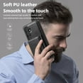 thumbnail image 5 of Allytechgroup Compatible with Magsafe 2 in 1 Detachable Samsung Galaxy S25+ Wallet Case, PU Leather RFID Blocking Flip Kickstand with Card Holder for Samsung Galaxy S25+, Black, 5 of 8