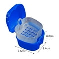 thumbnail image 6 of Happy Date Denture Bath Case Cup Box Holder Storage Soak Container with Strainer Basket for Travel Cleaning, 6 of 8