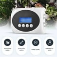 thumbnail image 3 of Riwcyla 3W Solar Automatic Watering Device Dual Pump Timed Irrigator for 15 Pots LCD Display USB/Solar Panel Powered Drip Irrigation Kits 15m Tube Length for Flowers Plants, 3 of 6