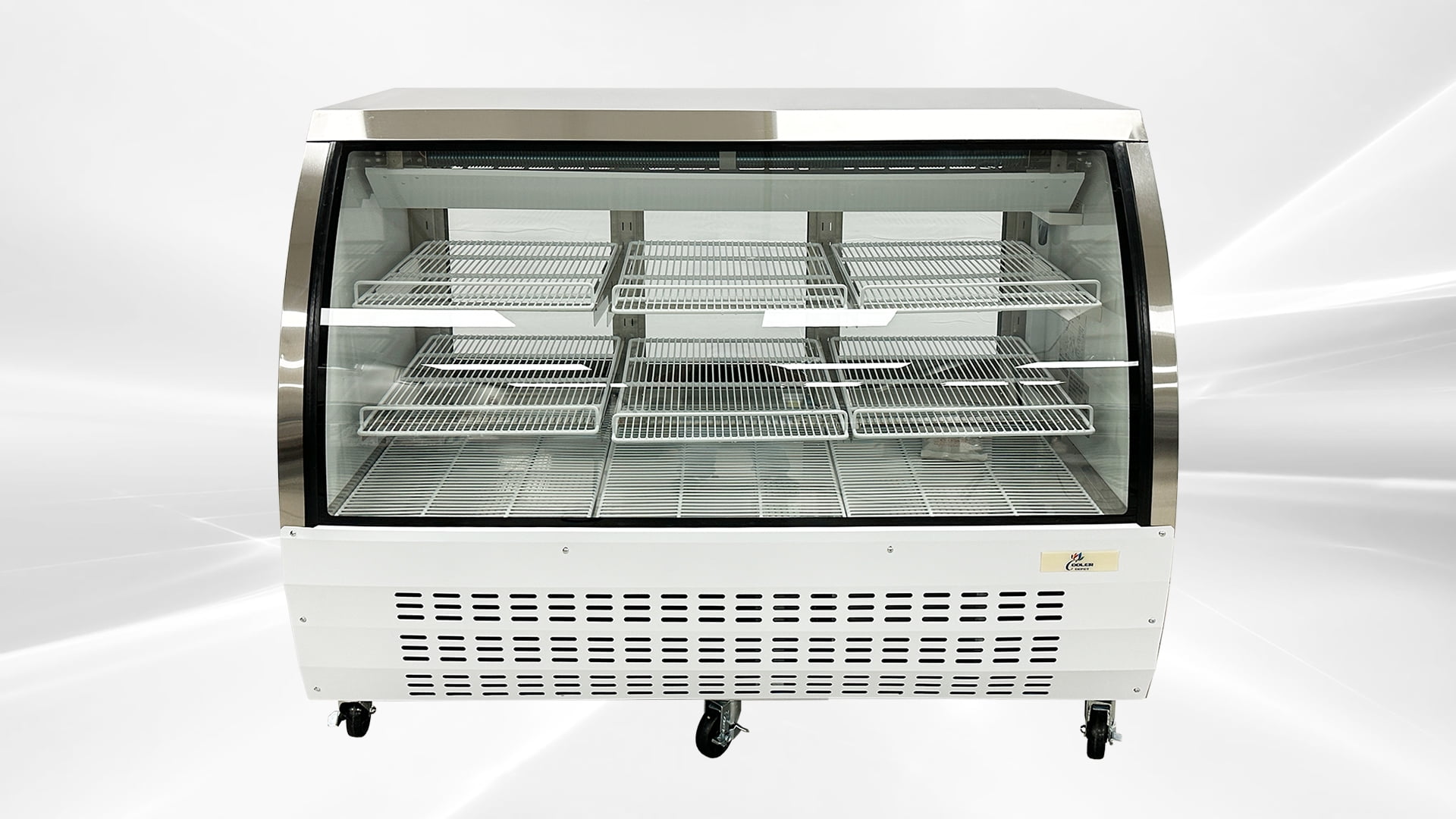 Cooler Depot 64 In. 22 Cu.ft Commercial Deli Refrigerator Cooler Case Display DC163, NSF Certified