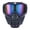 Multicolour, variant on Win s Way Detachable Full Face Shield Goggles, Anti-Fog Windproof Protective Mask, TPU Safety Goggle for Welding Riding Outdoor Sports & Industrial Use for Adults