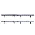 thumbnail image 5 of Hassch Black 2-Pack 1X6Ft 12-Inch-By-72-Inch Wall Shelf Garage Storage Rack, 5 of 8