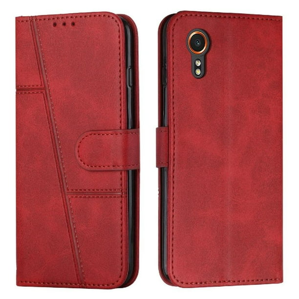 Funda Flip para FOXDOCK SamsunG Galaxy X Cover 7 – Carcasa delgada y resistente a impactos con soporte para uso diario y profesional