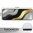thumbnail image 5 of Kitchen Rugs Sets Of 2,Black White Gold Marble Pattern Anti Fatigue Kitchen Mat Rugs Non Slip Washable,Decorative Kitchen Floor Mats for Kitchen,Sink,Laundry,17"x47"+17"x47", 5 of 5