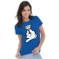 thumbnail image 4 of Diamond Mickey Ring Princess Jewel Womens Slim Fit Graphic Tee Brisco Brands M, 4 of 5