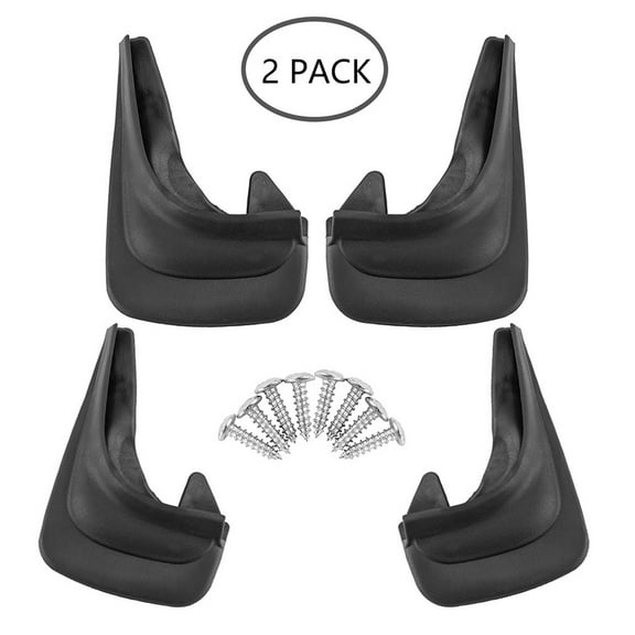 ODOMY 2X Rubber Mud Flaps Splash Guards Car Set Rear Front Rally for VW Touran