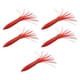 thumbnail image 5 of Señuelos de pesca Calamar Faldas Señuelos de pesca artificiales suaves Set Señuelos de calamar Faldas Rojo 5 piezas, 5 of 9