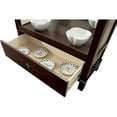thumbnail image 2 of Howard Miller Williamson Curio Cabinet 680-515  Espresso Finish Home Decor, Full-Extension Drawer, Five Glass Shelves, Six Level Display Case, Locking Slide Door, Halogen Light, 2 of 6