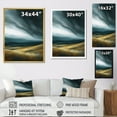 thumbnail image 4 of Designart "A Landscape In Stormy Weather" Scandinavian Floater Framed Wall Art Prints, 4 of 5