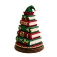 thumbnail image 3 of Christmas Crochet Kit for Beginners, DIY Storybook Stacked‑Book Ornament Craft Set, with Yarn, Hook, Stuffing & Instruction Booklet, Holiday Hand‑Made Decor Gift for Craft Lovers, 3 of 5