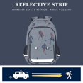 thumbnail image 5 of FORMRS Unisex School Backpack 17" Student Travel Bag with Laptop Compartment, Hockey Action Zone, 5 of 7