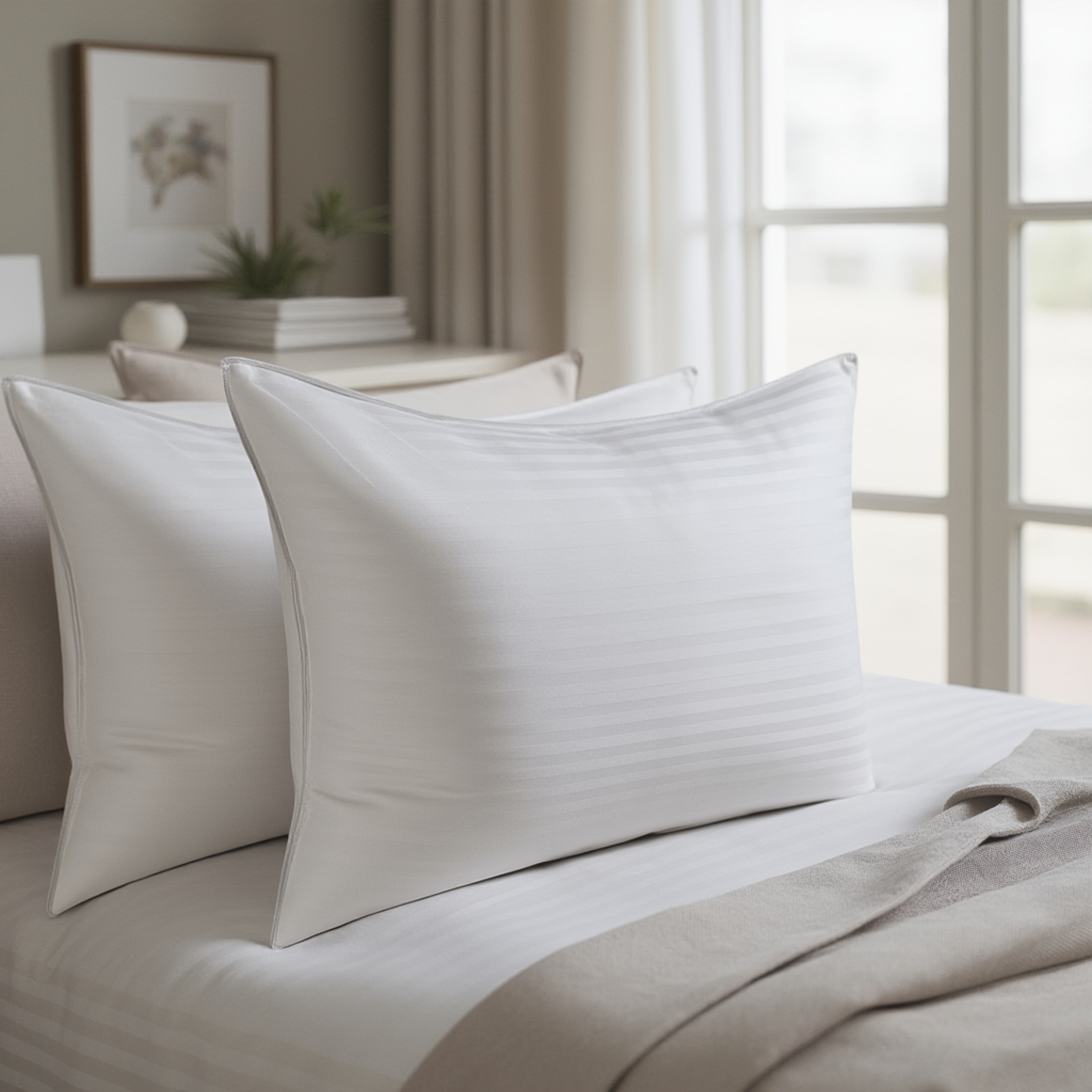 LammaLoe Down Alternative Pillows, 2-Pack, Standard/Queen photo 7
