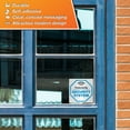 thumbnail image 4 of Hy-Ko Vinyl Security System Sign, 4x4 inch, Self-adhesive Silver Door/Window Sign, 4 of 13