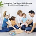 thumbnail image 2 of GLUAAE Stem Geo Board – 8x8 Math Manipulative for Kids Ages 3+ with Pattern Cards & Rubber Bands, 2 of 8