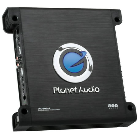 Planet Audio AC800.4 800W 4/3/2 Channel Car Amplifier Power Amp Stereo (Best Home Stereo Amps)