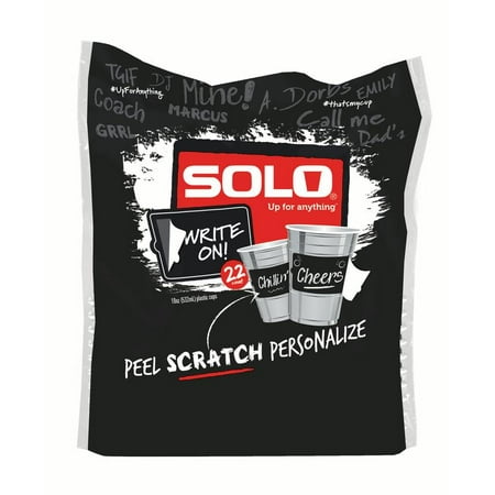 Solo Cup Company Trophy - Solo Write on Party Cup 18 ounce