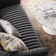 thumbnail image 3 of Modway Announce Performance Velvet Channel Tufted Loveseat in Charcoal, 3 of 8