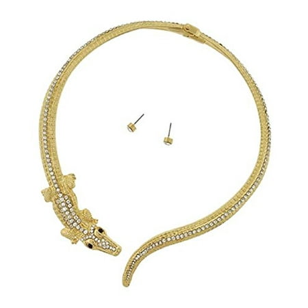 2Chique Boutique Women's Alligator Choker