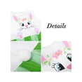 thumbnail image 6 of Girls Dress Green Easter Rabbit High Low Party Holiday Casual Princess 5 Years, 6 of 6