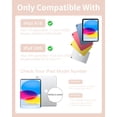 thumbnail image 6 of Getino Compatible with Apple iPad A16 11th 10th Generation Case with Keyboard 360° Rotatable 7 Colors Backlit Detachable Keyboard Case Cover for iPad 10th Gen 10.9 inch & iPad 11th Gen 11 inch, 6 of 8