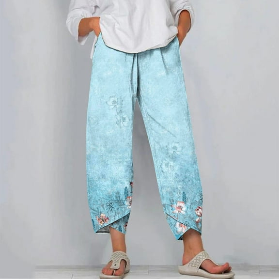 Herrnalise Warm Leggings For Women Winter Women's Casual Slim High Elastic Waist Print Sports Cotton And Linen Pants Gifts For Women