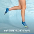 thumbnail image 3 of Feetures Elite Light Cushion No Show Tab Ankle Socks - Sport Sock with Targeted Compression - Bahama Blue, M (1 Pair), 3 of 7