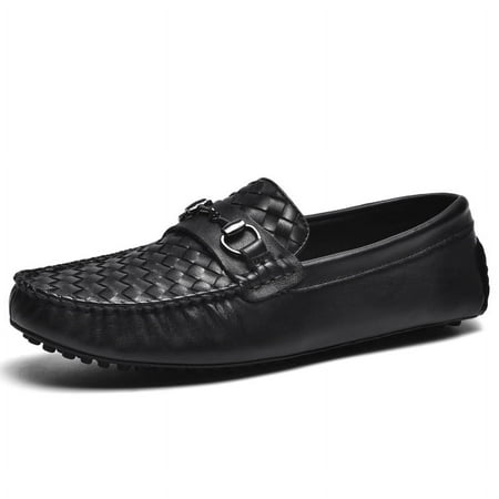 

Men s Casual Loafers Slip On Leather Shoes Male Lightweight Driving Shoes Moccasins Classic Penny Loafer Flats Boat Shoes Outdoor Walking Shoes