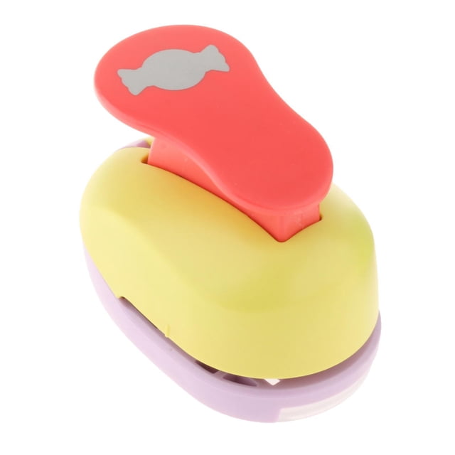 QualitChoice Versatile Hole Puncher For Crafting Suitable For Various Materials And Projects Paper Punch And Durable For Long Term . candy 2.3cm-2.5cm