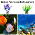 thumbnail image 5 of Se utiliza para la decoración de peceras, plantas de acuario, 10 piezas de plantas de plástico altas., 5 of 5