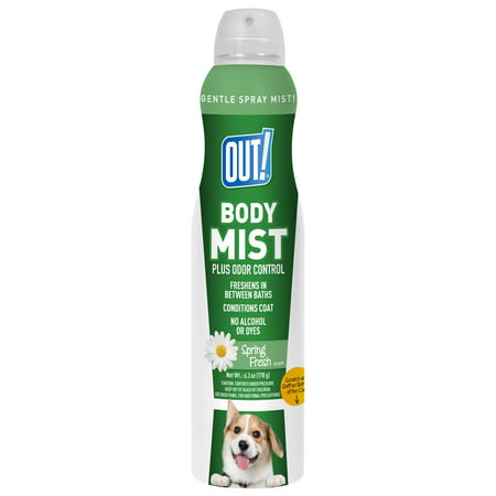 OUT! Dog Cologne Body Mist Spray | Dog Perfume | Refreshes Coat and Controls Odor Between Baths | Spring Mist Scent | 6.3 (Best Way To Give Your Dog A Bath)