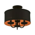 thumbnail image 2 of Livex Lighting - Winchester - 3 Light Semi-Flush Mount In Transitional Style-11, 2 of 7