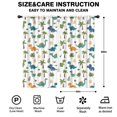 thumbnail image 2 of Blackout Kids Curtains,White Cartoon Dinosaurs Eggs Pattern Childrens Insulated Curtains Set Of 2,Bedroom Essentials,Toddler Room Decor 42"x84", 2 of 5