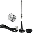 thumbnail image 5 of Eightwood CB Antenna 27MHz CB Radio Antenna PL259 & BNC Male Magnetic Base Handheld CB Antenna Compatible with Cobra Midland Uniden Maxon President Vehicle Car Truck Mobile CB Radio Handheld CB Radio, 5 of 8