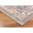 thumbnail image 3 of MDA Home Colores 5'x8' Medallion Transitional Fabric Area Rug in Gray/Multi, 3 of 7