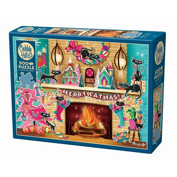 Merry Catmas 500 Piece Jigsaw Puzzle