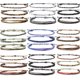 thumbnail image 2 of Nvzi Pulsera de cuerda ajustable hecha a mano con cuentas de piedra natural, 3 piezas A05, 2 of 5