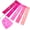 Pink, variant on Resistance Loop Exercise Bands with Instruction Guide and Carry Bag, Set of 5