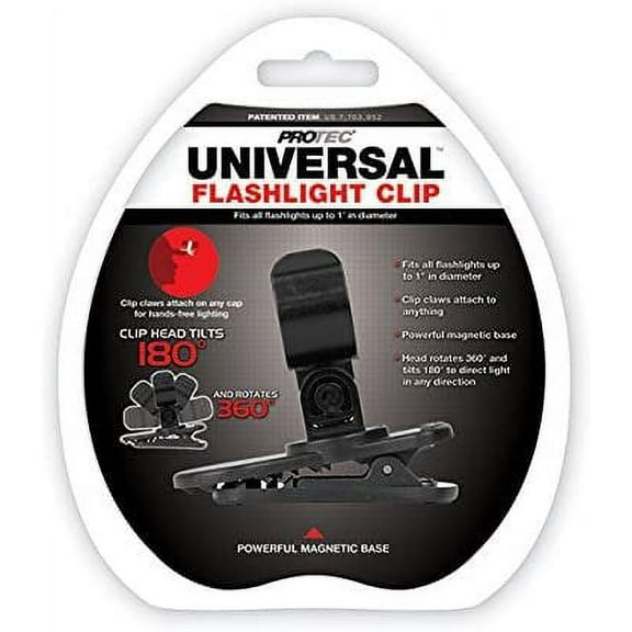 5928 iPROTEC Universal Flashlight Clip