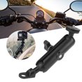thumbnail image 4 of Camera Motorcycle Fixed Holder, Motorcycle Rearview Mirror Mount Stable Portable Multifunction Flexible With 1/4in Screw For Mobile Phones For Sports Cameras, 4 of 8