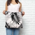 thumbnail image 3 of Throw Pillow Covers 20x20 Inch, Black Leaves Decorative Pillow Cases for Couch Sofa Bed, Abstract Modern Geometric Lines Simple Art Cotton Linen Square Home Decor Pillowcases with Hidden Zipper, 3 of 7