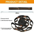 thumbnail image 3 of 2PCS Tree Hanging Rope Aerial Yoga Hammocks Extend Stretch Belt 39.37 Inch, 3 of 11