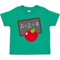 thumbnail image 3 of Inktastic Chalkboard and Apple School Boys or Girls Toddler T-Shirt, 3 of 5