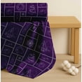 thumbnail image 4 of Soimoi Purple Cotton Voile Fabric Christmas Theme Party Print Fabric by the Yard 42 Inch Wide, 4 of 7