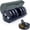 All black, variant on Weekly Pill Organizer Pill Box 2 Times a Day (AM/PM) 7 Day Pill Case, Round Travel Medicine Organizer Large Daily Pill Container