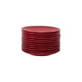 thumbnail image 5 of 10 Strawberry Street Coupe Matte Catering Pack, 12Pc Salad Plate Set, Red, 5 of 5