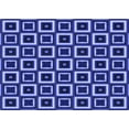 thumbnail image 1 of Ahgly Company Indoor Rectangle Patterned Sky Blue Dress Blue Area Rugs, 5' x 7', 1 of 6