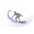 thumbnail image 1 of CafePress - Wave Surfing Oval Sticker - Sticker (Oval), 1 of 1