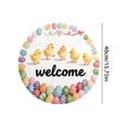 thumbnail image 3 of Round Easter Bunny Shaped Welcome Mat 2026 Easter Absorbent Non Slip And Durable Mat Round Easter Rug Sizes 40Cm/60Cm/80Cm Carpet 15.7"X15.7" Easter Decorations, 3 of 4