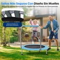 thumbnail image 2 of Trampolín Plegable de 91cm SereneLife, Trampolín Compacto para Ejercicio para Niños, Brincolin de Ejercicio con Mango de Espuma, Carga Máxima 68kg, para Interior/Exterior, 2 of 7